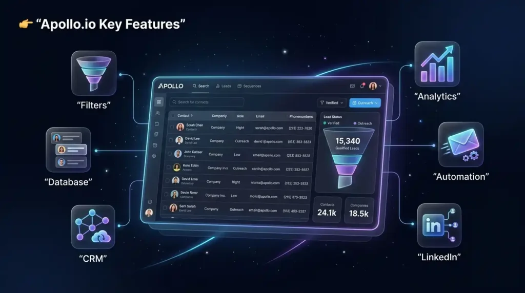Apollo.io Key Features