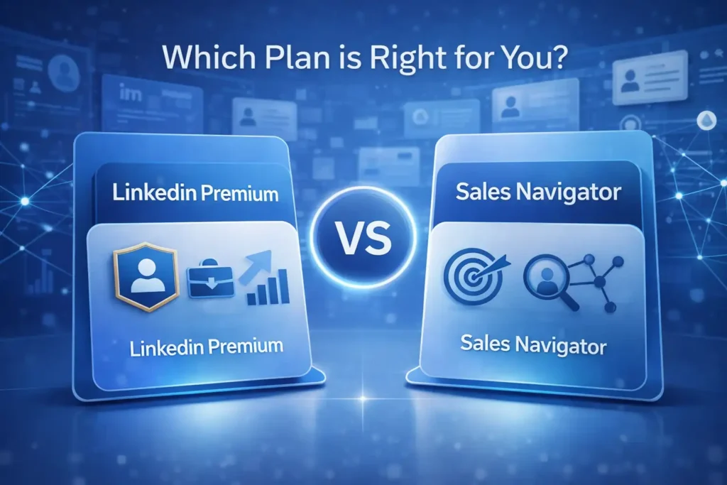 LinkedIn Premium vs Sales Navigator