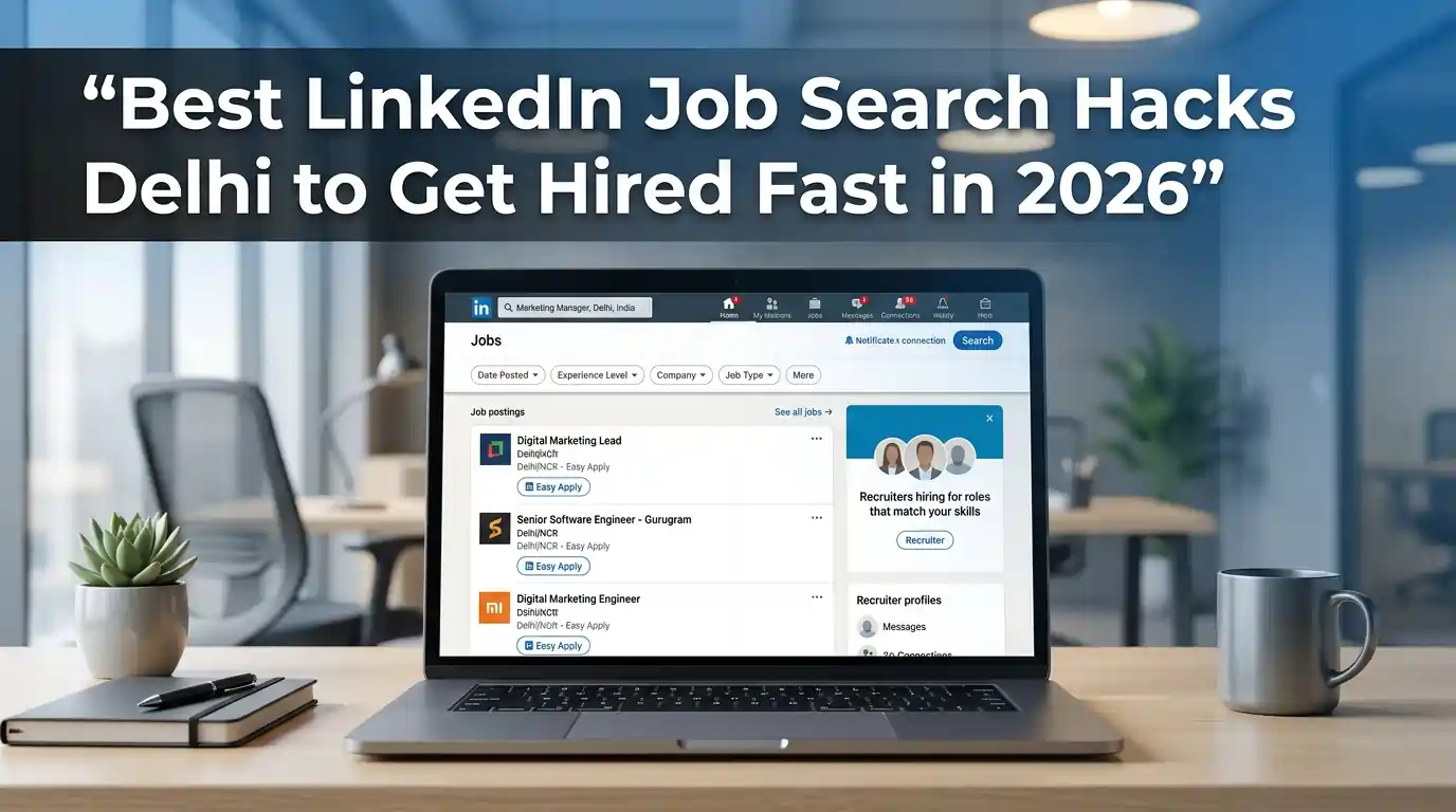 Best LinkedIn Job Search Hacks Delhi to Get Hired Fast 2026