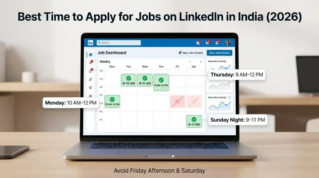 Best Time to Apply for Jobs on LinkedIn in India