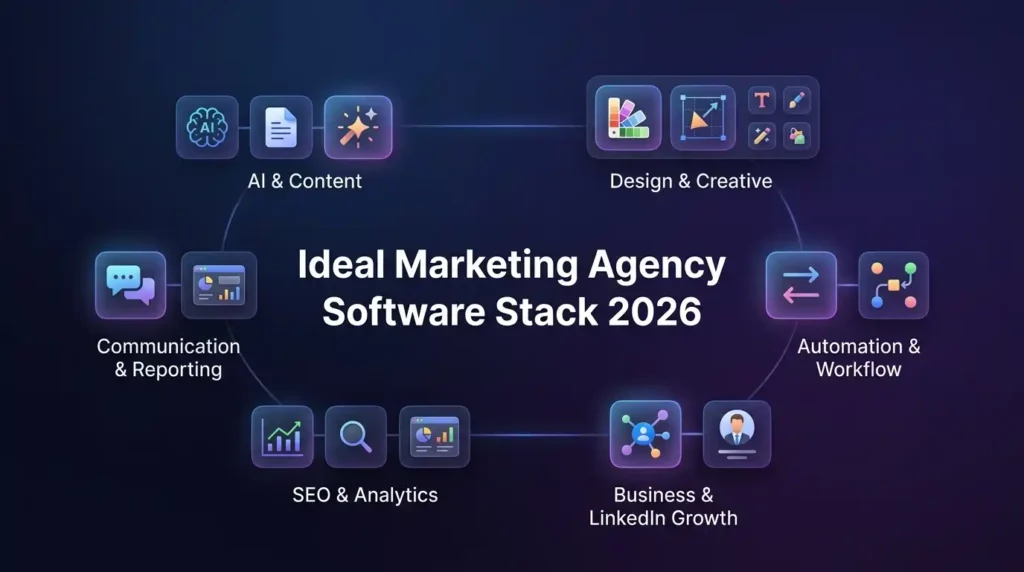 Ideal Marketing Agency Software Stack 2026