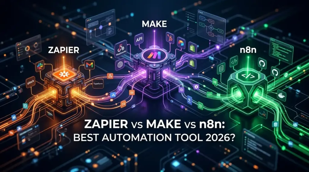 Zapier vs Make vs n8n Best Automation Tool 2026