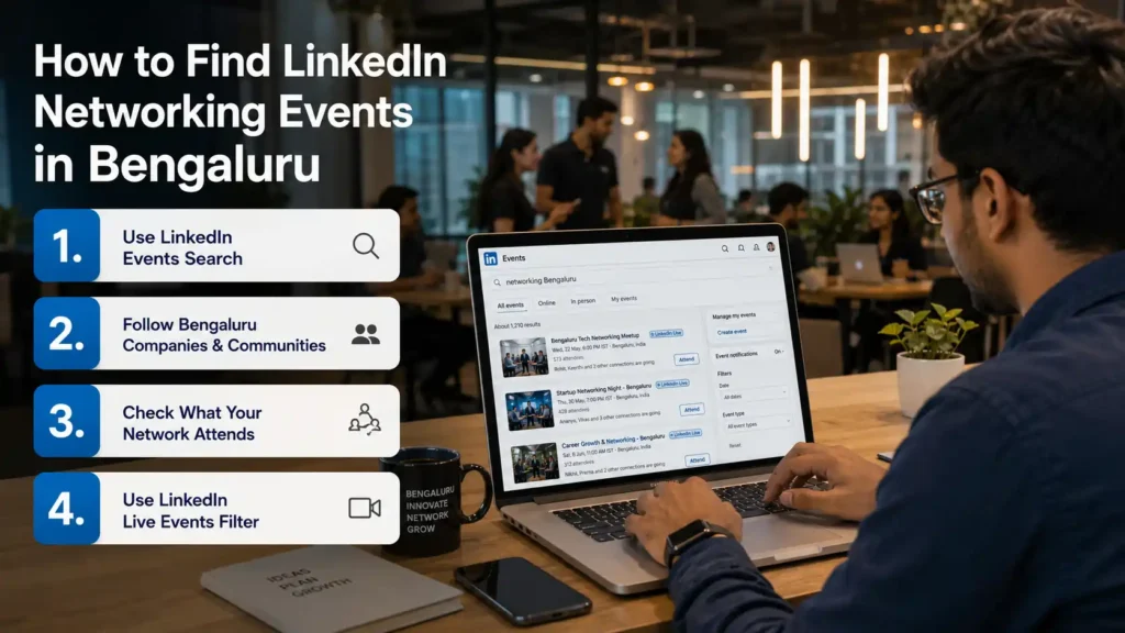 How to Find LinkedIn Networking Events in Bengaluru – Step by Step