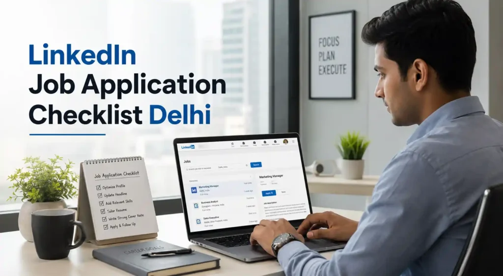 LinkedIn Job Application Checklist Delhi