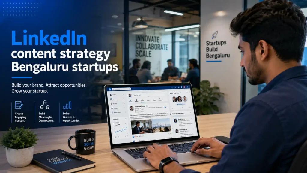 LinkedIn content strategy Bengaluru startups