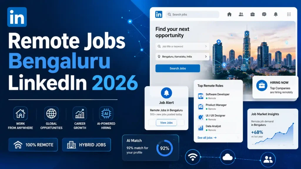 Remote Jobs Bengaluru LinkedIn 2026
