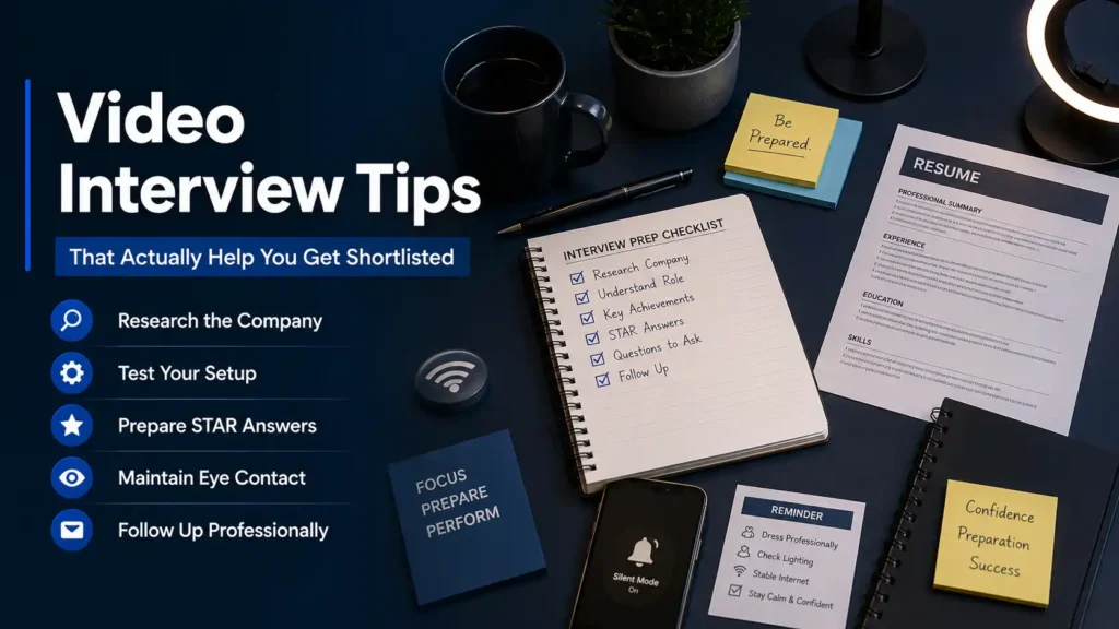 Video Interview Tips That Actually Help You Get Shortlisted