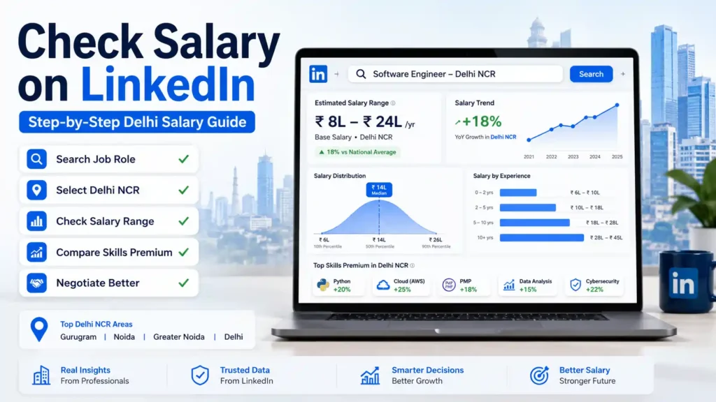 Check Salary on LinkedIn