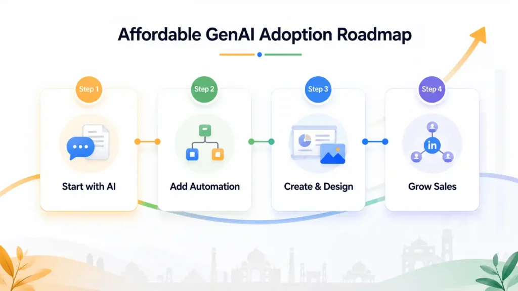 How Small Indian Businesses Can Adopt GenAI Tools Without a Big Budget