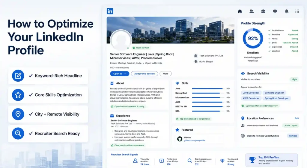 How to Optimize Your LinkedIn Profile for Tier-2 City IT Professionals