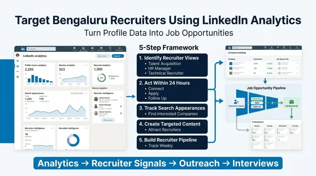 How to Use LinkedIn Analytics to Proactively Target Bengaluru Recruiters - Step by Step