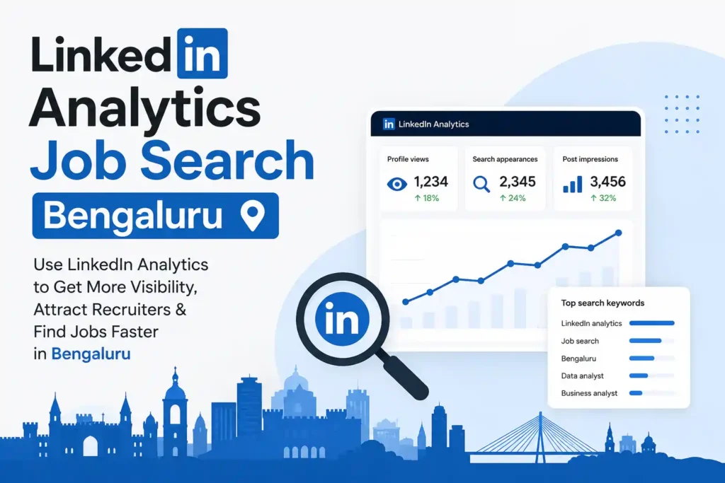 LinkedIn analytics job search Bengaluru