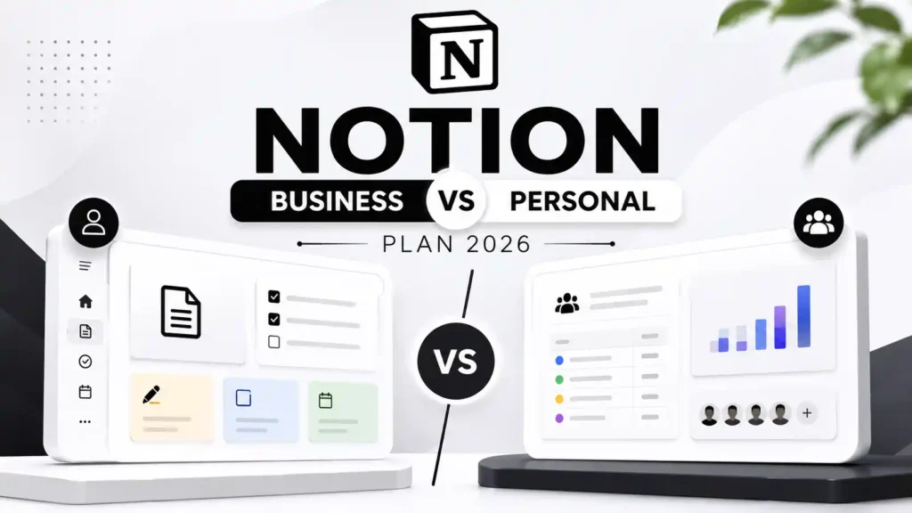 Notion Business vs Personal Plan 2026